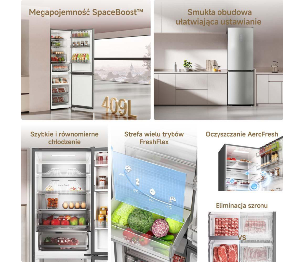 Dreame LODÓWKA DRB400WMBCEU - 1487402 - zdjęcie 12